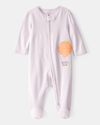 Pijama una pieza de algodón, estampa globo