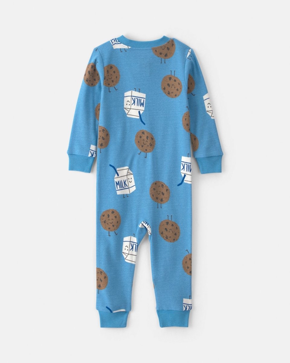 Pijama una pieza de algodón, leche y galletas - Carter's