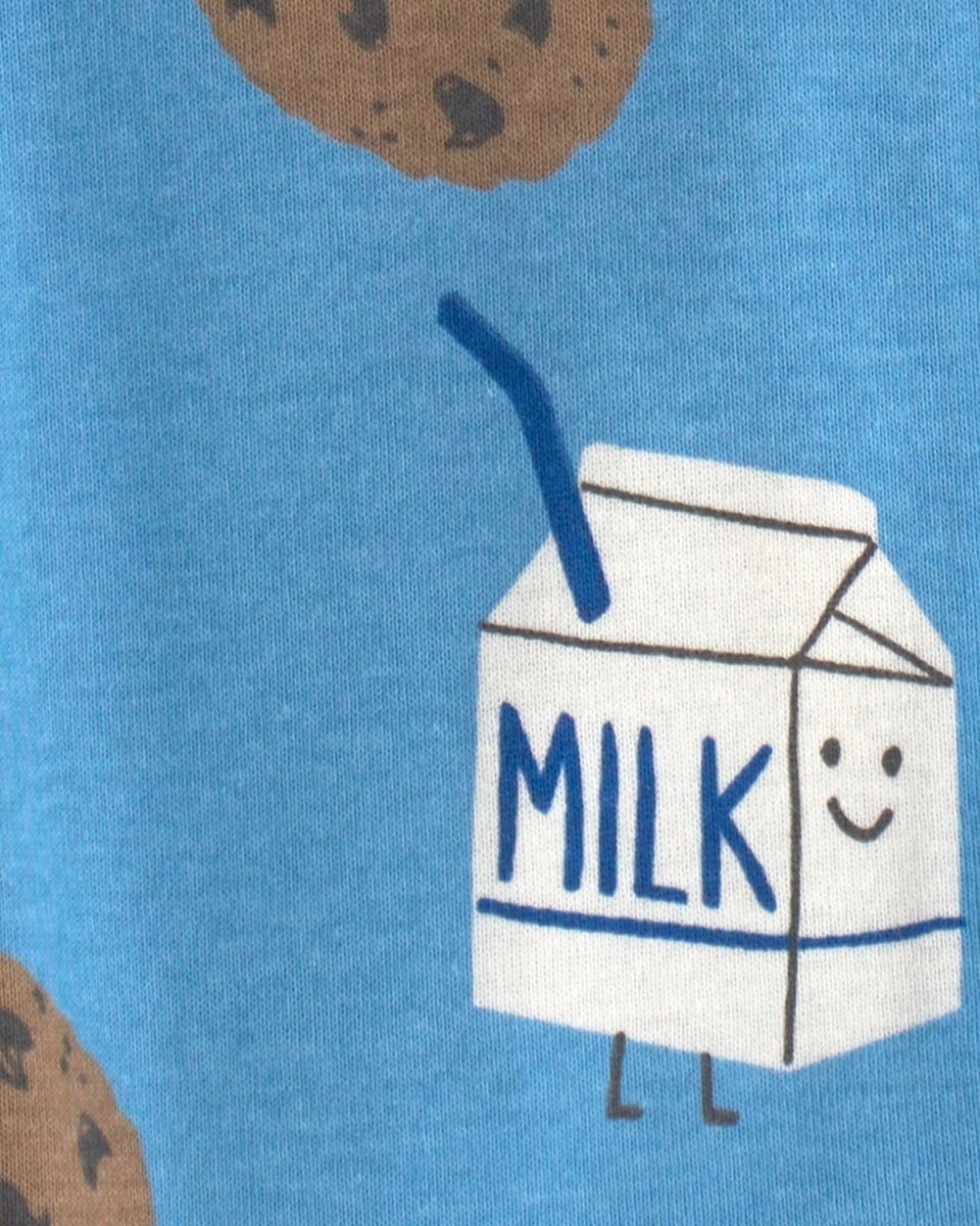 Pijama una pieza de algodón, leche y galletas - Carter's