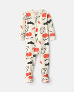 Pijama una pieza de punto con pie, Halloween en crema - Carter's