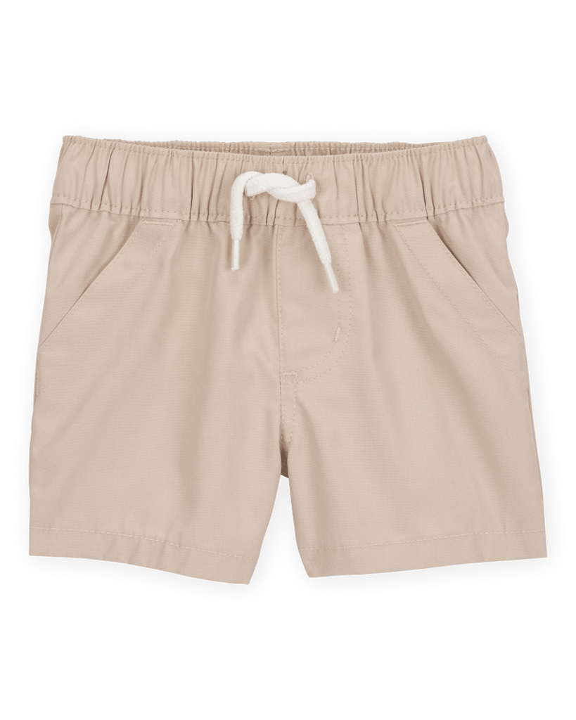 Set tres piezas de algodón, pantalón corto, camisa y camiseta, diseño tropical - Carter´s