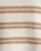 Sudadera con capucha diseño oso a rayas color avena - Carter's