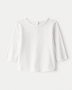 Vestido con camisa de manga larga cuadros y blanco - Carter's