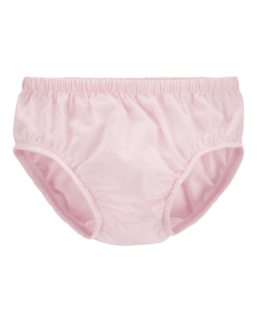 Vestido de algodón rosa con textura para bebé niña - Carter's