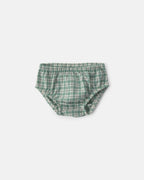 Vestido de franela con chaleco de punto, cuadros verdes - Carter's