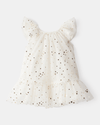 Vestido estampado blanco